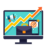 Icon for a Nigerian web design and software development company’s digital strategy services.